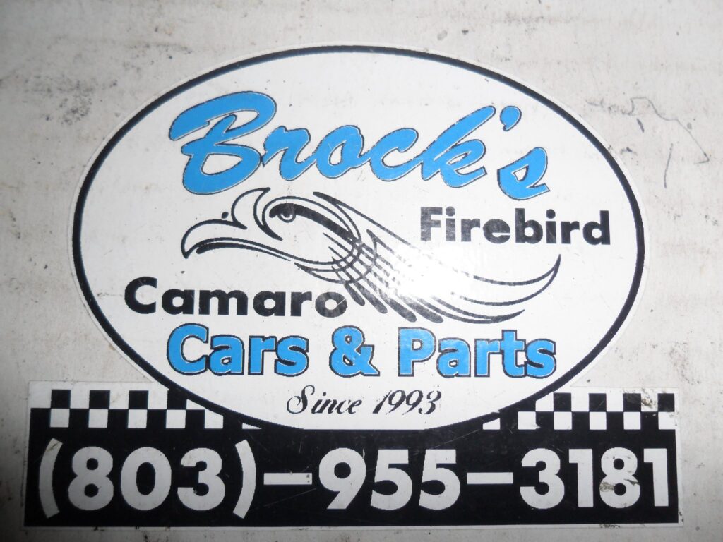 Brock's Camaro & Firebird Parts